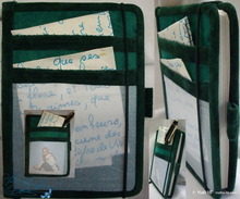 Tasche notebook, Reisen, Smaragdgrün und Flaschengrün
