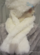 elegant shawl collar, white wolf faux-fur, winter wedding